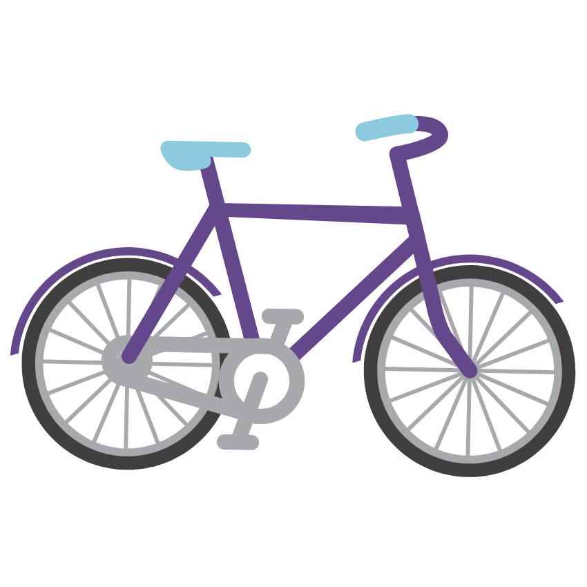 Bild von einem modernen Fahrrad.